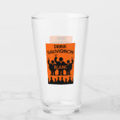 Sauvignon Blanc Wein Drinker Glas (Rückseite)