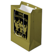 Sauvignon Blanc Wein Drinker Mittlere Geschenktüte (Vorderseite Schrägansicht)