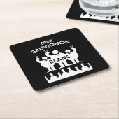 Sauvignon Blanc Wein Drinker Rechteckiger Pappuntersetzer (angewinkelt)