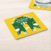 Sauvignon Blanc Wein Drinker Rechteckiger Pappuntersetzer (angewinkelt)