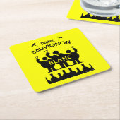 Sauvignon Blanc Wein Drinker Rechteckiger Pappuntersetzer (angewinkelt)