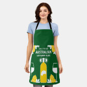 Sauvignon Blanc Wein Drinker Schürze (Getragen)