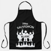 Sauvignon Blanc Wein Drinker Schürze (Vorderseite)