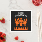 Sauvignon Blanc Wein Drinker Serviette (Beispiel)