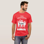 Sauvignon Blanc Wein Drinker T - Shirt (Vorne ganz)