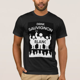 Sauvignon Blanc-Weintrinker Poster T-Shirt