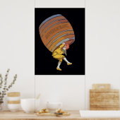 Sauvignon Blanc Wine Barrel Poster (Küche)