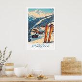 Sauze d'Oulx Ski Poster 1 (Küche)