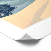 Sauze d'Oulx Ski Print 1 Poster (Ecke)