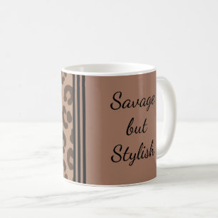Savage, aber stilvolle Leopard Print Kaffeetasse
