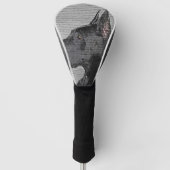 Savage and Cool, Great Dane Dog Golf Headcover (Vorderseite)