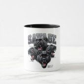 Savage Gorilla Alpha Mindset Kaffeetasse (Zentrum)