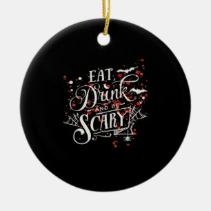 Savage Halloween Gruselige Ästhetik Grafikstil Keramik Ornament