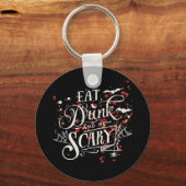 Savage Halloween Spooky Aesthetic Schlüsselanhänger (Vorderseite)