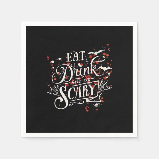 Savage Halloween Spooky Aesthetic Serviette (Vorderseite)