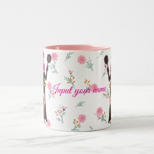 Savage Mama Funny Mug - Sassy Mother Day Gift Zweifarbige Tasse (Mittel)