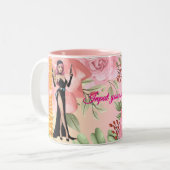 Savage Mama Tasse - Badass Glam Mama Geschenk mit (Vorderseite Links)