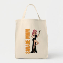 Savage Mama Tote Bag | Coole Mama Geschenke für kü Tragetasche