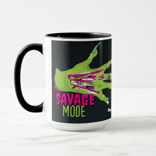 Savage Mode Zombie Antidote Loading Ghoulishly Spa Tasse (Links)