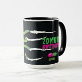 Savage Mode Zombie Antidote Loading Ghoulishly Spa Tasse (VorderseiteRechts)