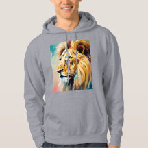 Savage Royal - Stylish Roaring Lion Graphic T - Sh