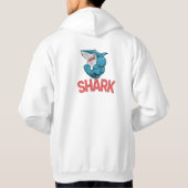 "Savage Shark Hoodie – Deep Sea Predator Vibes" (Rückseite)