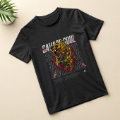 Savage Soul Bear Head Alpha Graphic T - Shirt - Bo
