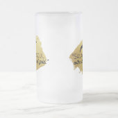 "Savage Soul mit einer Touch Gold." Mattglas Bierglas (Mittel)