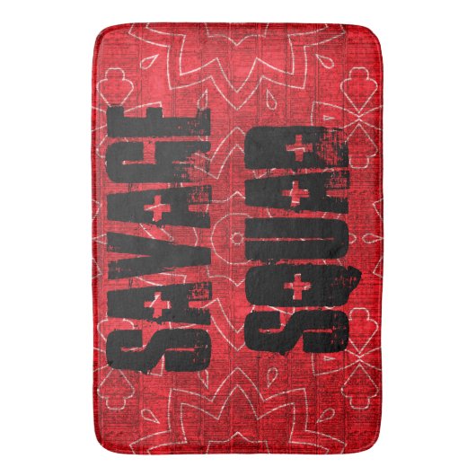 Savage Squad 2 Badematte (Vorderseite Vertikal)