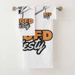 Savage Streets | Hoodie Tiger Logo Badhandtuch Set