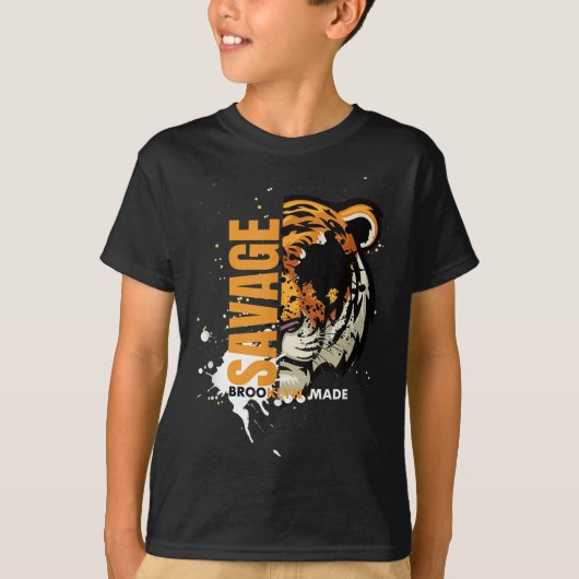 Savage Tiger,brooklyn Made, Graphic Tees Tiger, Mo (Vorderseite)