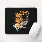 Savage Tiger,brooklyn Made, Graphic Tees Tiger, Mo Mousepad (Mit Mouse)