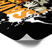 Savage Tiger,brooklyn Made, Graphic Tees Tiger, Mo Poster (Ecke)