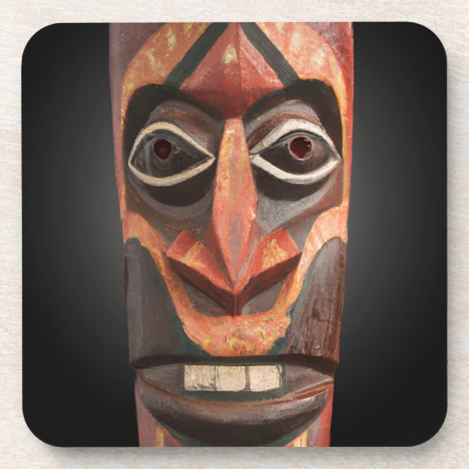 Savagely Sophistici Tiki Getränkeuntersetzer (Vorderseite)