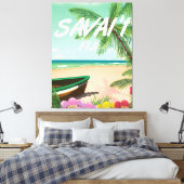 Savai'i Fiji Samoa Reiseplakat Leinwanddruck (Insitu (Schlafzimmer))