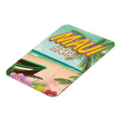 Savai'i Fiji Samoa Reiseplakat Magnet (Linke Seite)