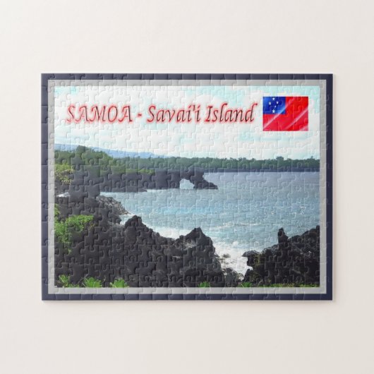 Savai'i Island - Küste - Samoa Puzzle (Horizontal)