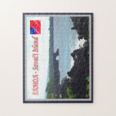 Savai'i Island - Küste - Samoa Puzzle (Vertikal)
