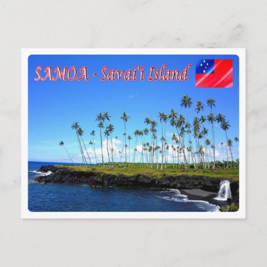 Savai'i Island - Samoa - Postkarte (Vorderseite)