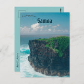 Savai'i Samoa Postkarte (Vorne/Hinten)