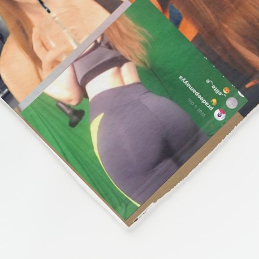 Savanasushi Selfie Blanket Fleecedecke (Ecke)