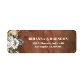 Savanna Blume braune Papiertextur (Vorne)