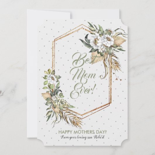 Savanna-Blume Feiertagskarte (Vorderseite)