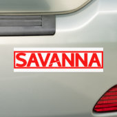 Savanna Briefmarke Autoaufkleber (Auf Auto)