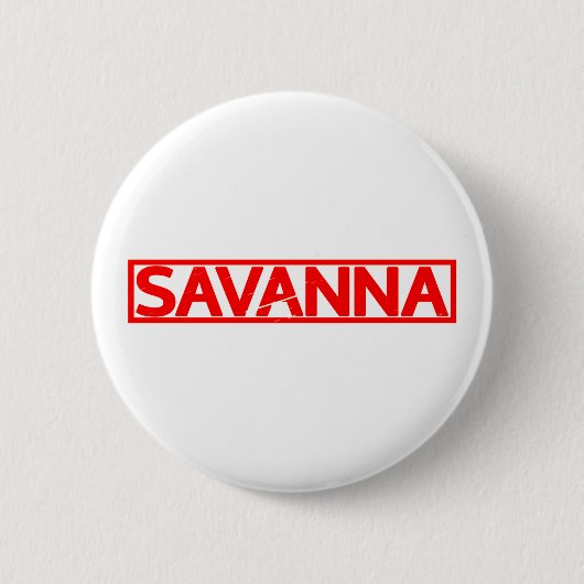 Savanna Briefmarke Button (Vorderseite)