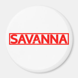 Savanna Briefmarke Magnet
