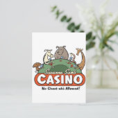 Savanna Casino Postkarte (Stehend Vorderseite)