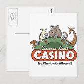Savanna Casino Postkarte (Vorne/Hinten)
