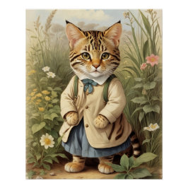 Savanna Cat Poster