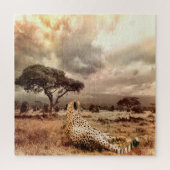 Savanna Cheetah Puzzle (Vertikal)